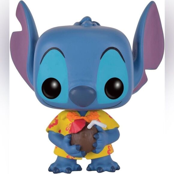 NWB POP! Funko Disney Lilo & Stitch: Aloha Stitch Exclusive #203 - Picture 3 of 10